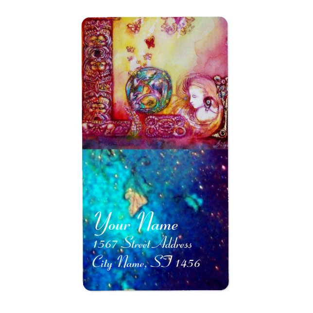 ETIQUETA JARDÍN DE LAS SOMBRILLAS PERDIDAS / FERIA Y MARIPO (Frente)