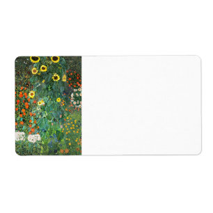 Etiqueta Jardín del girasol de Blumengarten