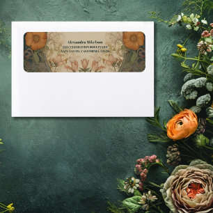 Etiqueta Jardín Encantado Art Nouveau Despedida de Soltera