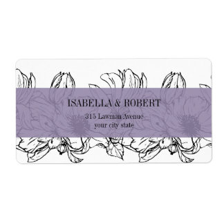 Etiqueta Jardín moderno | Lavanda | boda floral
