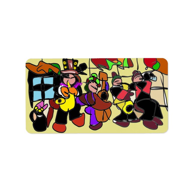 Etiqueta Jazz Autumn (Frente)