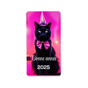 Etiqueta Jazzy Kitty - Bonne année