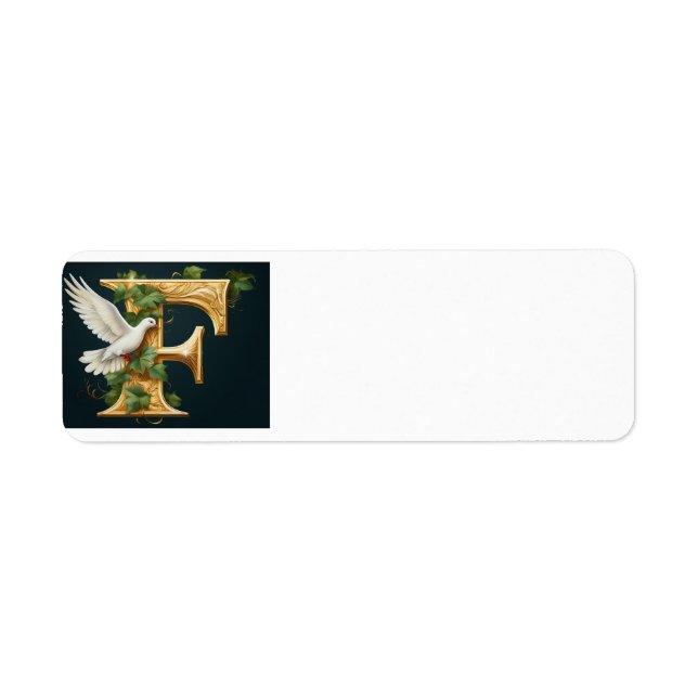 Etiqueta Jefe de equipo dorado F (Frente)