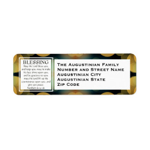 Etiqueta JEHOVAH BENDIGA QUE TÚ Números 6 Bendición