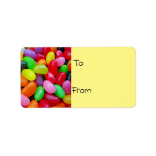 Etiqueta jelly beans