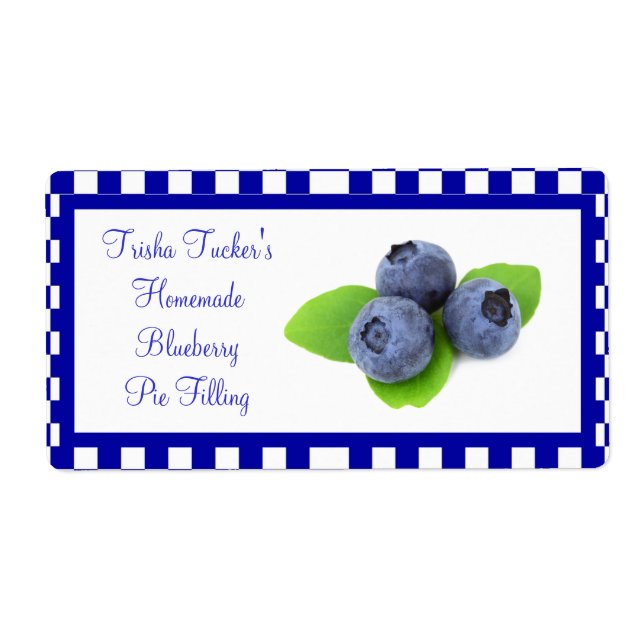 Etiqueta Jelly/Jam casera (Frente)