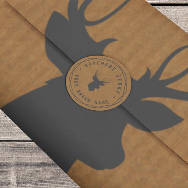 Etiqueta Jerky casera de la cabeza de los personal (Subido por el creador)