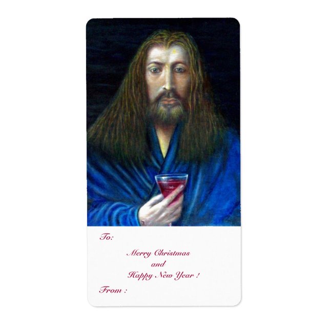 ETIQUETA JESÚS CHRIST, EL DESAFÍO (Frente)