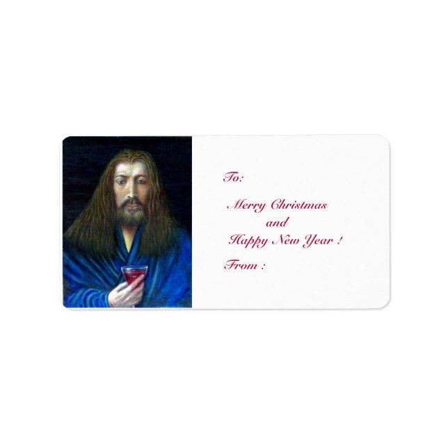 ETIQUETA JESÚS CHRIST, EL DESAFÍO (Frente)