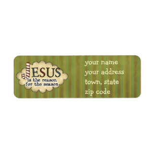 Etiqueta Jesús es la razón por la que los Navidades devuelv