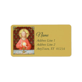 Etiqueta Jesús Instituyendo la Santa Comunión (SAU 045)