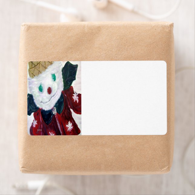 Etiqueta Jingle Bear (In situ)