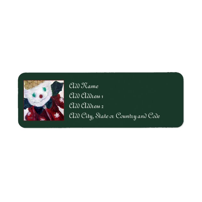 Etiqueta Jingle Bear (Frente)
