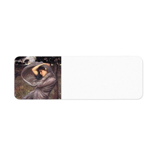 Etiqueta John William Waterhouse - Boreas (Frente)