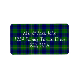 Etiqueta Johnston Tartan