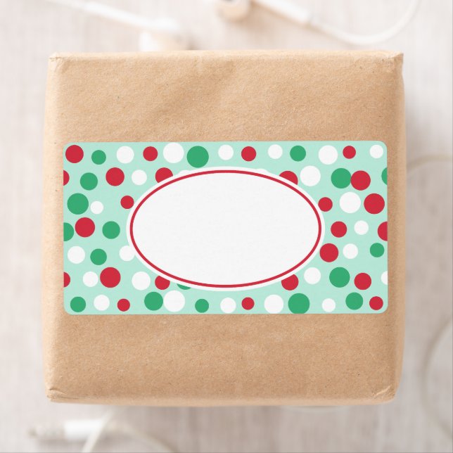 Etiqueta Jolly Navidades Dots Labels (In situ)
