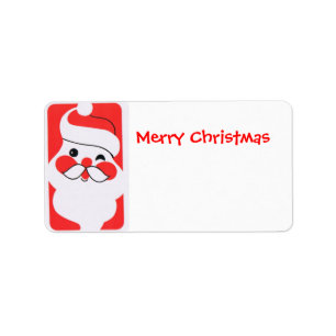 Etiqueta Jolly Santa Claus
