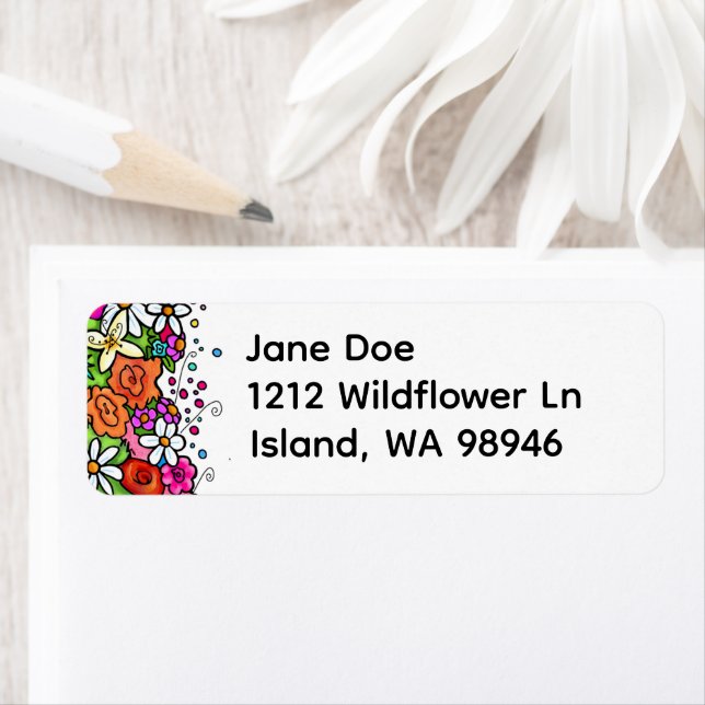 Etiqueta Joyful Garden Address labels (In situ)