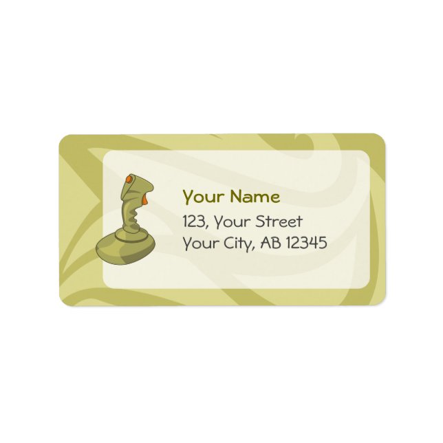 Etiqueta Joystick (Frente)