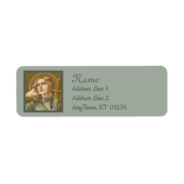 Etiqueta Juana de Arco (JM 28) (Frente)