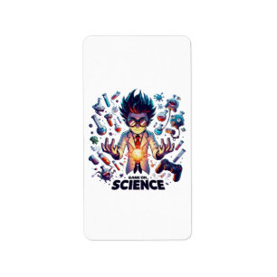 Etiqueta Juego de cocción química activado, tema de ciencia