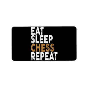 Etiqueta jugar ajedrez repetido