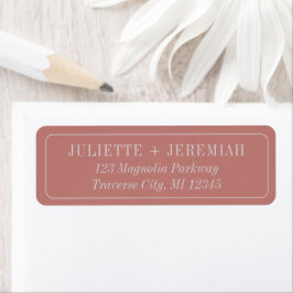 Etiqueta Juliette | Colores curados | Dirección del boda