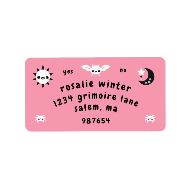 Etiqueta Junta espiritual (Frente)