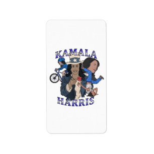 Etiqueta Kamala Harris Bootleg Rap Style