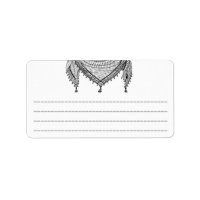 Keffiyeh palestino Scarf tejido tradicional