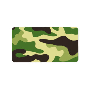 Etiqueta Khaki camouflage pattern