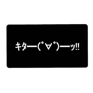 Etiqueta ¡¡KITA!! Emoticon キ タ ━ ━ ━( ゜ ゜)~ Say. Kaomoji ja