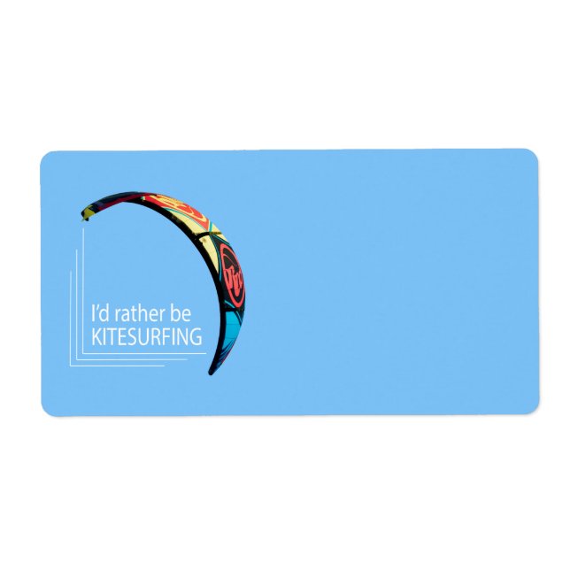 Etiqueta Kitesurf (Frente)