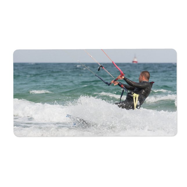 Etiqueta Kitesurf (Frente)