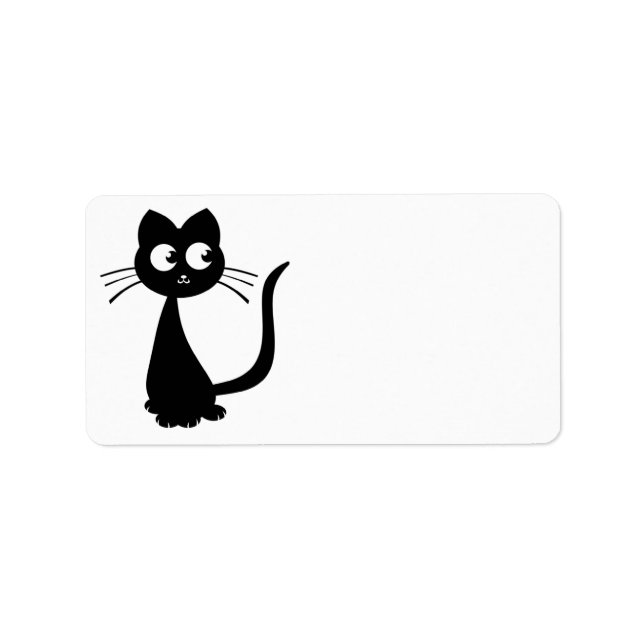 Etiqueta Kitty Kuro (Frente)