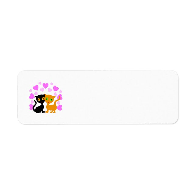 Etiqueta Kitty Love (Frente)