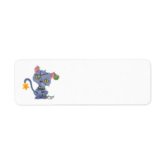 Etiqueta Kitty mezclado en ornamentos