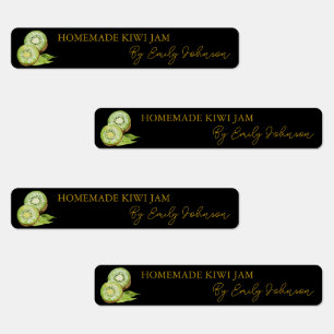 Etiqueta Kiwi Jam Thin casera