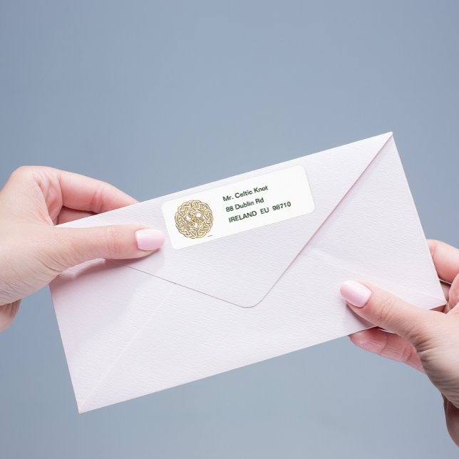 Etiqueta Knot Celtic de oro (Subido por el creador)