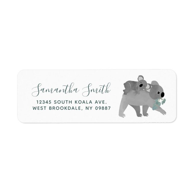 Etiqueta Koala Bears (Frente)