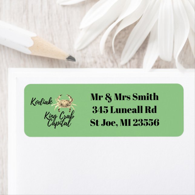 Etiqueta Kodiak Crab Capital (In situ)