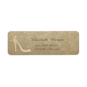 Etiqueta Kraft Girly Stylish,Confett,Dirección de talón Pur