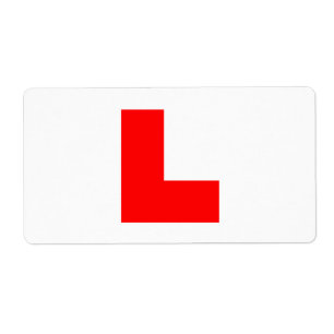 Etiqueta L-Plate Learner Driver / Bachelorette Hen Night