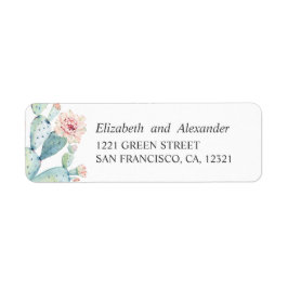 Etiqueta La acuarela suculenta boda. Dirección de Cactus