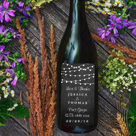 Etiqueta La Cadena Se Ilumina En La Colección Boda Chalkboa