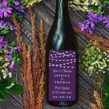 La Cadena Se Ilumina En La Colección Boda Púrpura