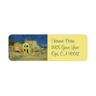 Etiqueta La casa amarilla (F464) Van Gogh Bella Artes