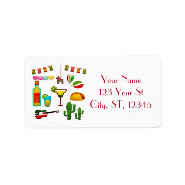 Etiqueta La celebración de Cinco de Mayo Thunder_Cove (Frente)