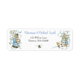 Etiqueta La clásica dirección de Baby Shower Peter the Rabb