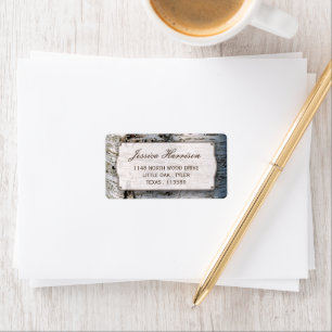 Etiqueta La colección de Bodas de árbol de birch plateado y
